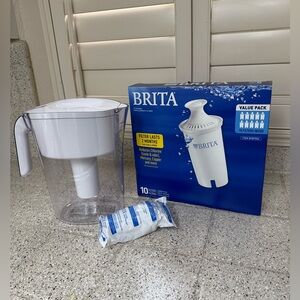 Brita Water Filter Pitcher With Additional 11 Filters